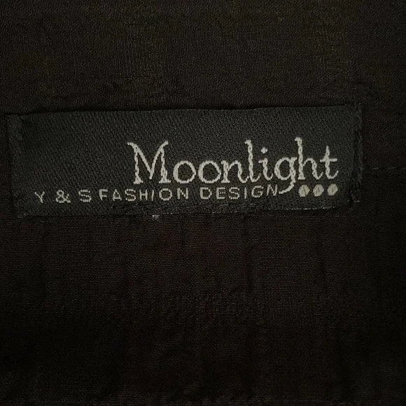Moonlight Y&S Womens Size XL Textured Black Cotton Oversized 3/4 Sleeve Jacket
